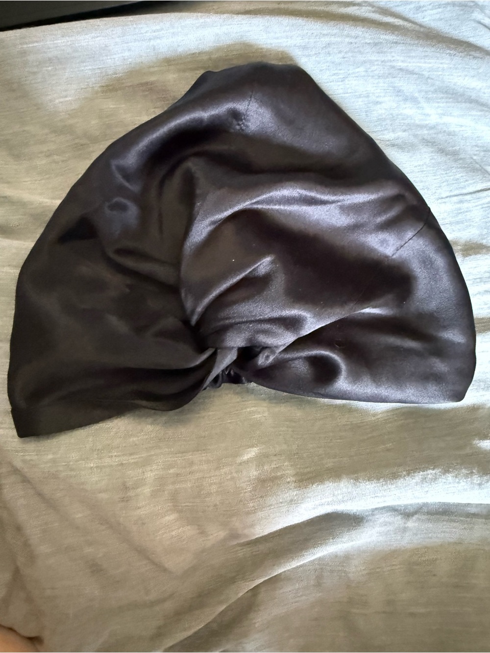 Silky Black Women's Turban Headwrap